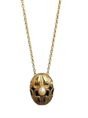 Vintage AVON Sonnet perfume bottle locket necklace